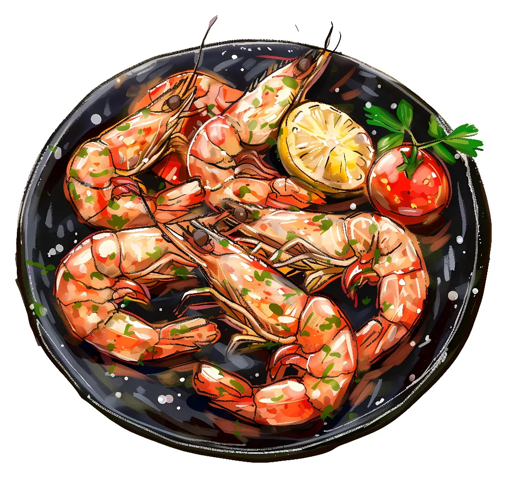 Grilled Jumbo Prawns