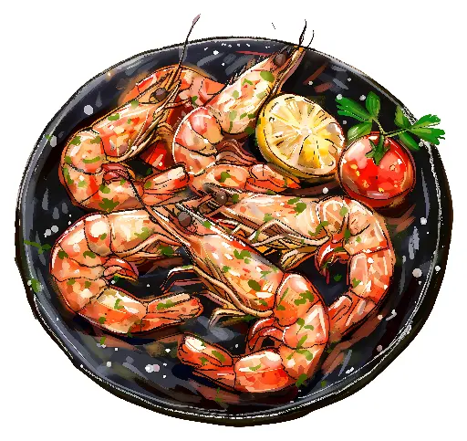 Grilled Jumbo Prawns
